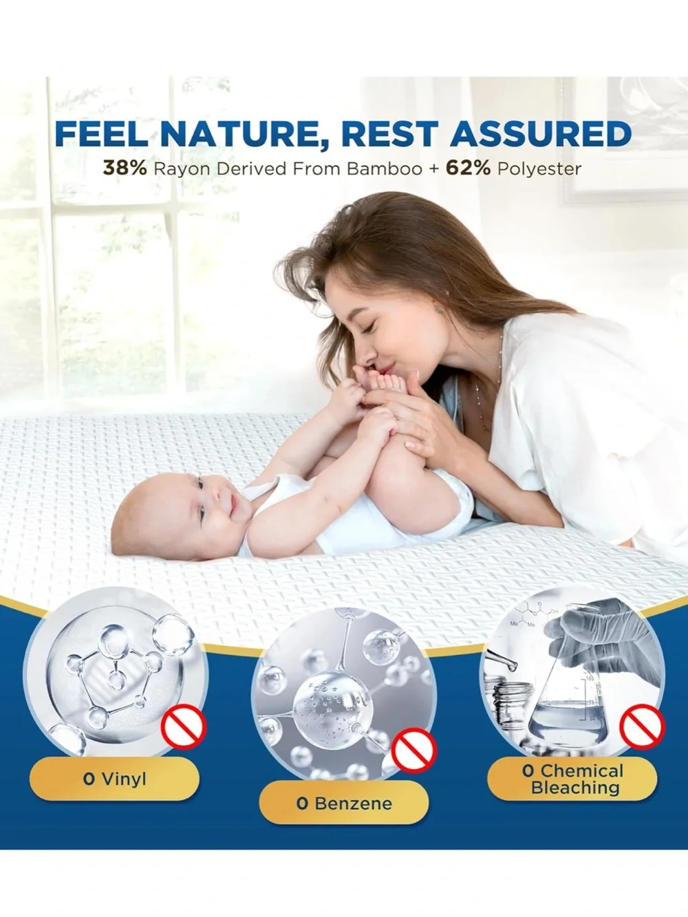 Brand new queen size Waterproof Mattress Protector